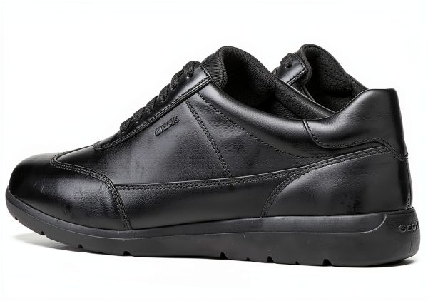 Geox Mens Black Sneakers Breathable Comfortable Sizes-7