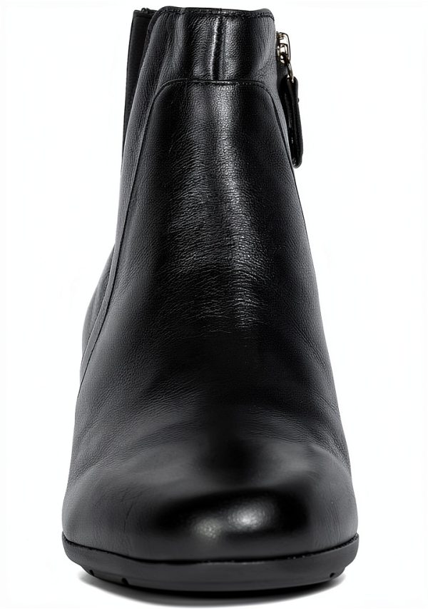 Geox Womens Black Ankle Boots Breathable Comfortable-5