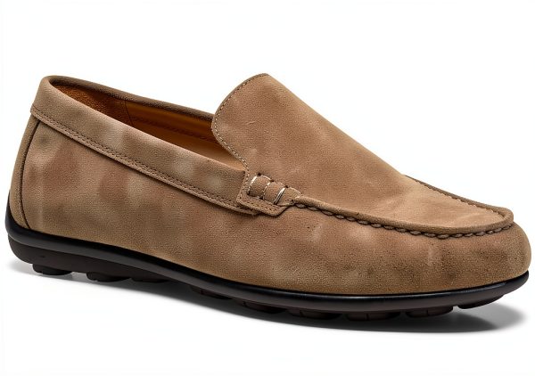 Pavo Mens Loafers Slip Ons Dove Grey Coffee Black Sizes-0