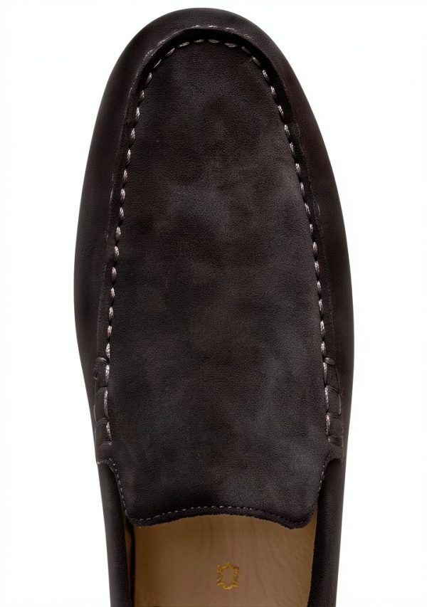 Mens Breathable Shoes Dark Brown Coffee Sizes 6-12-1