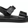 Geox Womens Sandals Rubber Sole Buckle Closure Modern-3