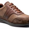 Geox Mens Sneakers Breathable Comfort Lace Zip Navy Coffee-4