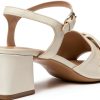 Geox Womens Heeled Sandals Breathable Buckle Strap-7
