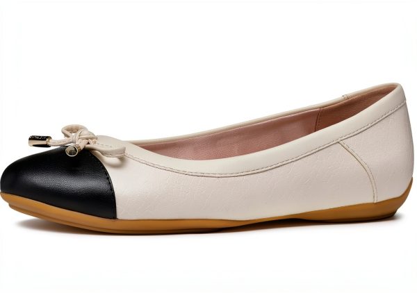 Geox Womens Flats Breathable Comfortable Black Shoes-6