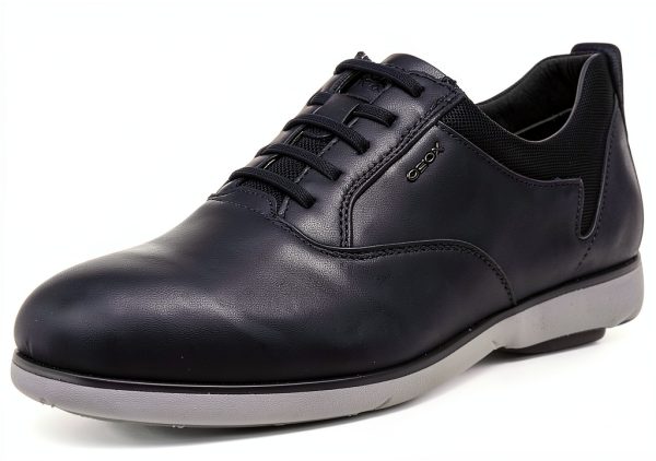 Geox Mens Oxford Lace Up Shoes Blue Navy C4002-0