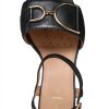 Geox Womens Heeled Sandals Breathable Comfortable Black-4