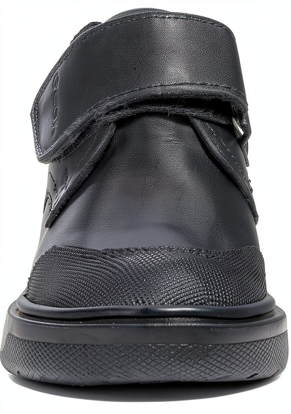 Geox Boys Breathable School Shoes Black Lightweight Comfort-2
