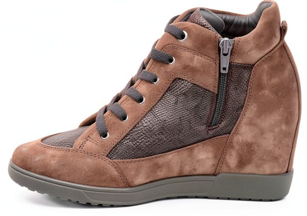 Grey Dk Grey C9002 Womens Fashion Sneakers Comfort Fit-5