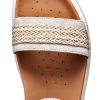 Geox Womens Sandals Breathable Navy Lt Taupe Sizes-6