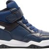 Geox Boys Sneakers Navy Light Grey Rubber Sole Kids Shoes-3