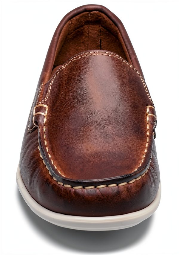 Florsheim Kids Jasper Venetian Loafers Leather Moc Toe-2
