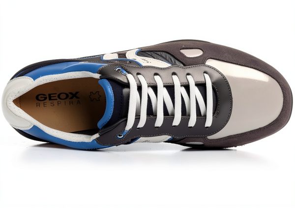 Geox Mens Sneakers Lightweight Cushioned Leather Insole-4