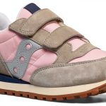 Saucony Kids Running Shoes Leather Hook Loop Closure-0