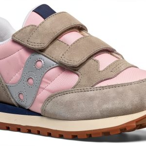 Saucony Kids Running Shoes Leather Hook Loop Closure-0