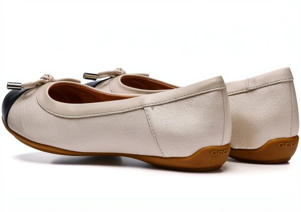 Geox Womens Flats Breathable Comfortable Black Shoes-9