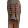 Geox Men Sneakers Canvas Lace Up Casual Brown Taupe Navy-3