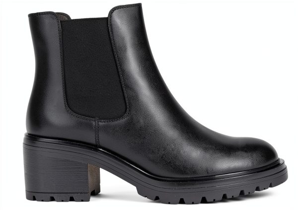 Geox Womens Ankle Boots Black Breathable Comfortable-0