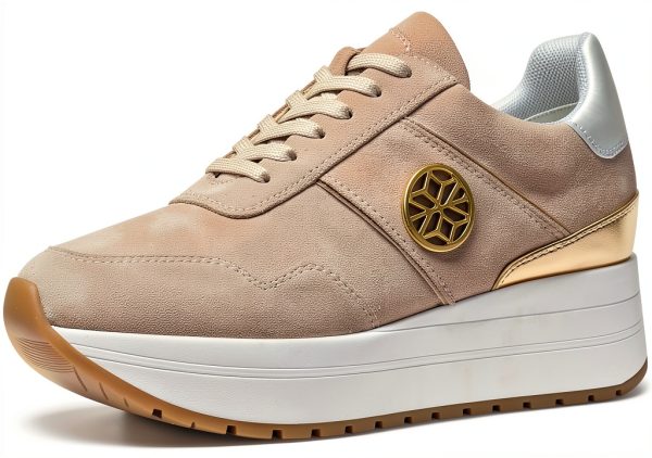 Geox Womens Sneakers Lace Fastening Removable Insole-4