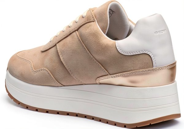 Geox Womens Sneakers Lace Fastening Removable Insole-5