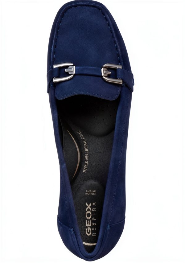 Geox Womens Loafers Breathable Slip On Comfortable Footwear-3