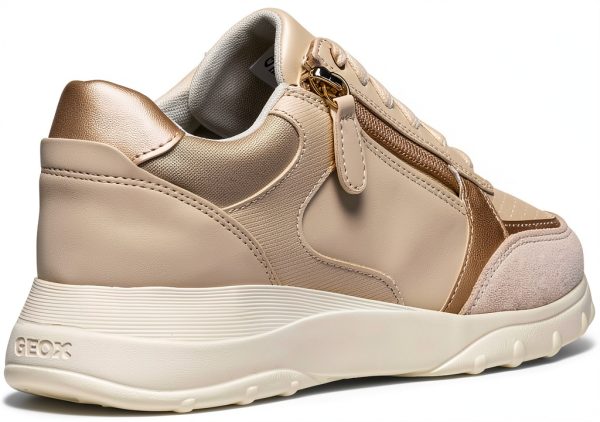 Geox Womens Breathable Sneakers Papyrus Navy Sizes Available-8