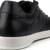 Geox Mens Breathable Sneakers Black White Sizes Available-3
