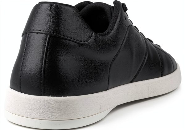 Geox Mens Breathable Sneakers Black White Sizes Available-3