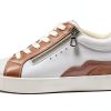 Geox Womens Sneakers Breathable Optic White Nude Size 85-0