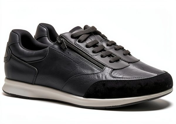 Geox Mens Breathable Comfortable Sneakers Black Size 12-2