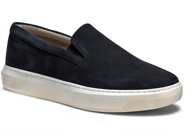 Geox Navy Mens Sneakers Breathable Comfortable Size 6.5 9 10-0
