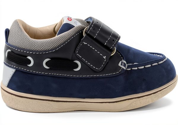 Geox Boys Navy Sneakers Breathable Waterproof Sole-1