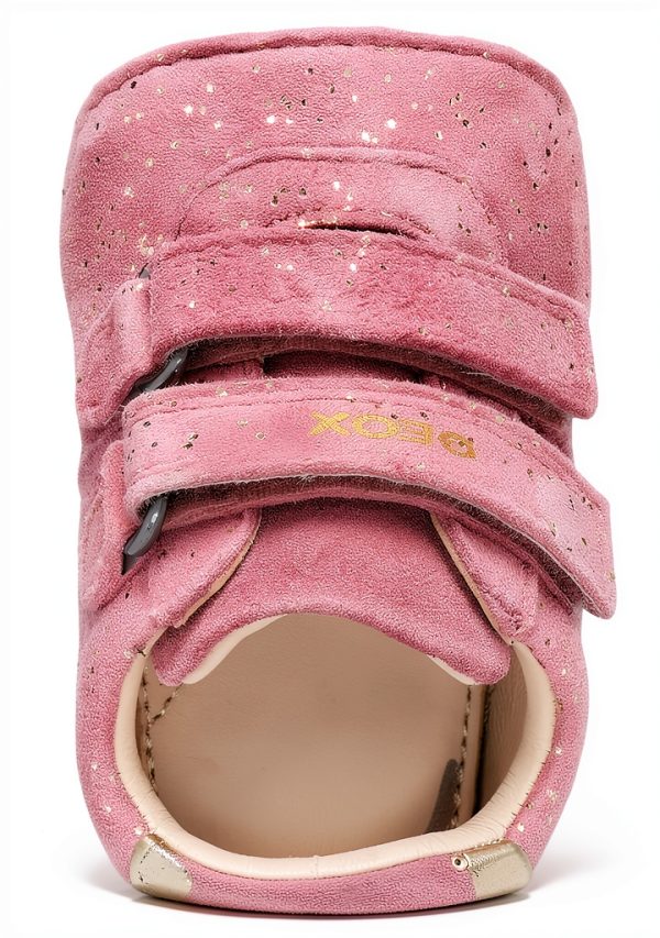 Geox Baby Girls Pink Sneakers Breathable Everyday Sturdy-1