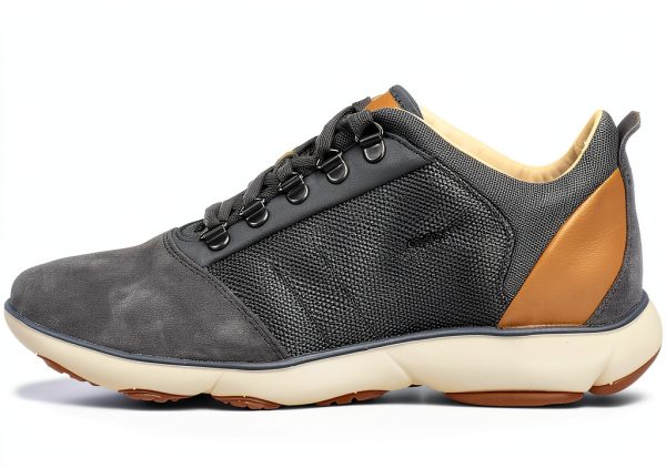 Geox Mens Sneakers Leather Lace-Up Low-Top Breathable-7