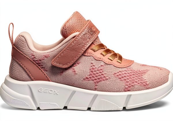 Geox J ARIL Girl Sneakers Pink Breathable Lightweight-3