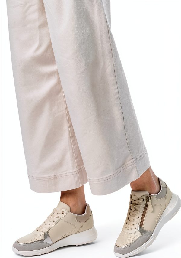 Geox Womens Breathable Sneakers Papyrus Navy Sizes Available-1