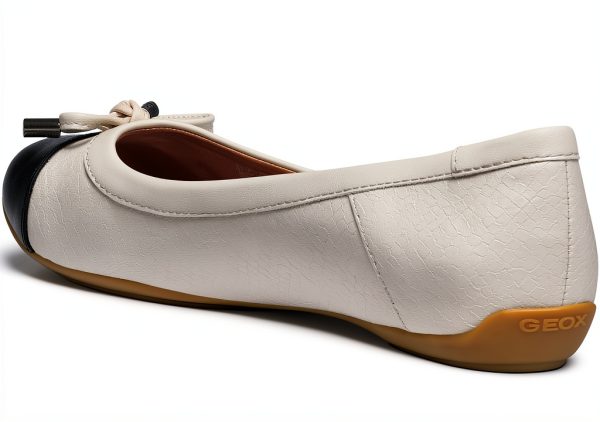 Geox Womens Flats Breathable Comfortable Black Shoes-3