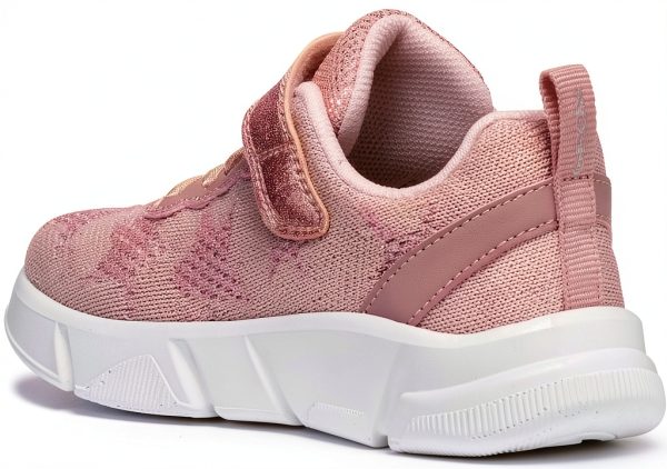 Geox J ARIL Girl Sneakers Pink Breathable Lightweight-6
