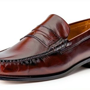 Florsheim Kids Burgundy Leather Slip On Boys Dress Shoes-0
