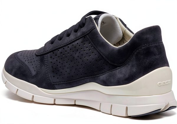 Geox Womens Suede Sneakers Breathable Lightweight Fashion-4