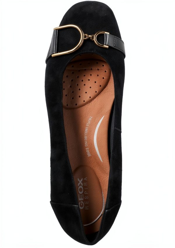 Geox Womens Ballerina Flats Breathable Comfort Everyday Wear-2