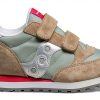 Saucony Kids Sneakers Grey Silver Pink Double Hook Loop-0
