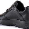Geox Mens Sneakers Breathable Lace Up Black Coffee-4