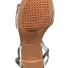 Geox Womens Heeled Sandals Perforated Sole Buckle Strap-2