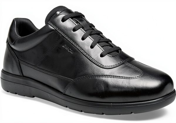 Geox Mens Black Sneakers Breathable Comfortable Sizes-0