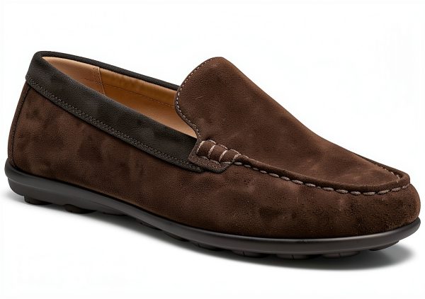 Mens Breathable Shoes Dark Brown Coffee Sizes 6-12-0