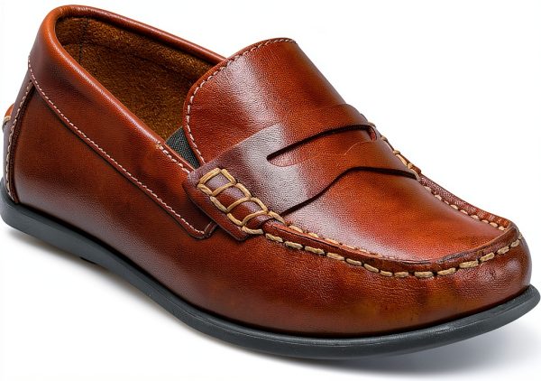 Florsheim Kids Jasper Driver Jr Penny Loafer Boys Leather-1