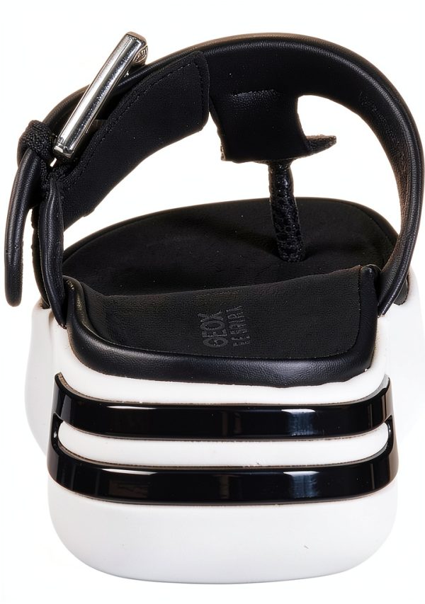 Black Womens Flat Sandals Comfortable Casual Footwear-2