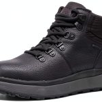 Geox Mens Black Boots Synthetic Upper Rubber Sole-0