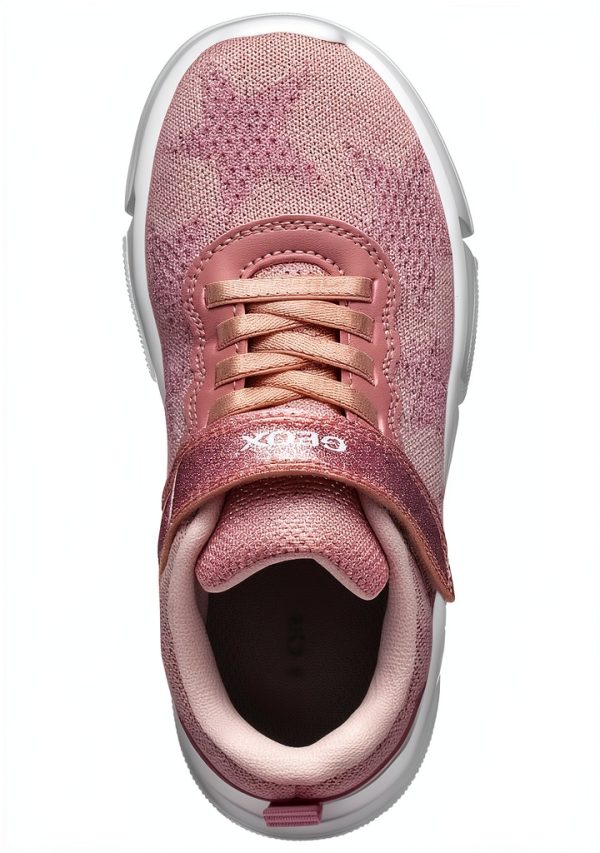 Geox J ARIL Girl Sneakers Pink Breathable Lightweight-4