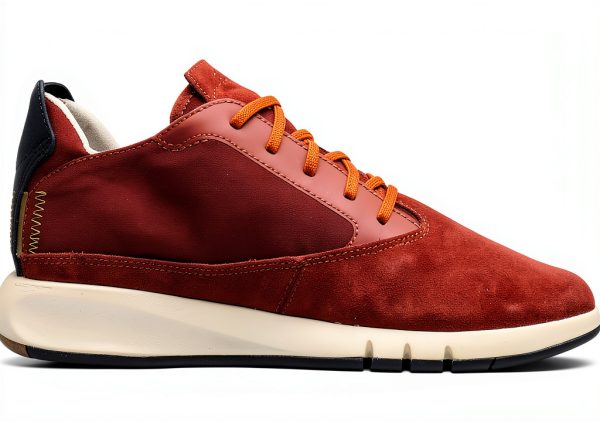 Geox Mens Sneakers Leather Breathable Comfort Walking Shoes-5